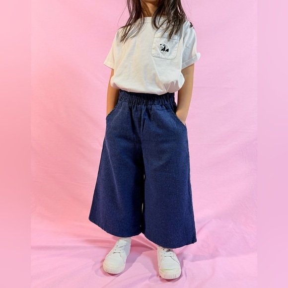 NWT Bemon | Culotte style pants for toddler| Navy color|  Size 2-3T - Picture 1 of 13